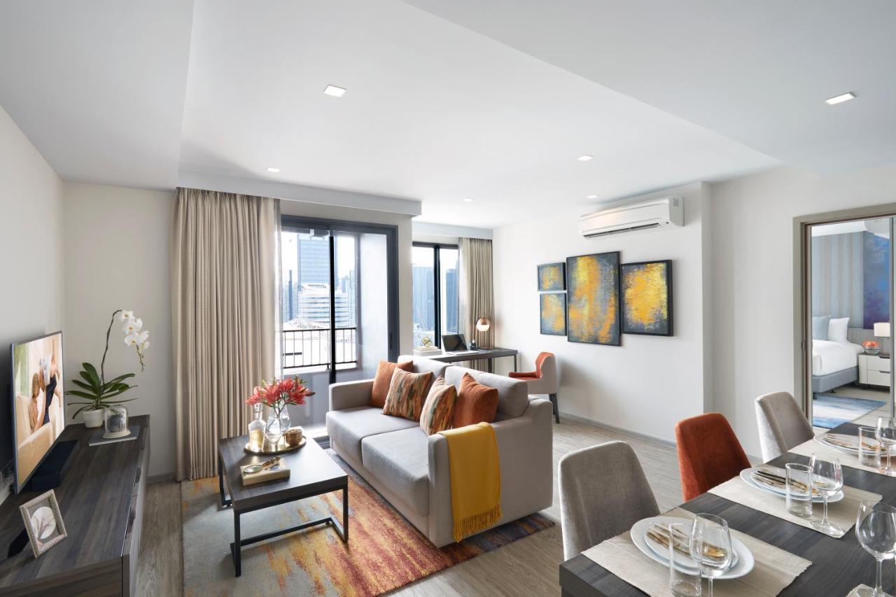 Somerset Rama 9 Bangkok Esterno foto A living room