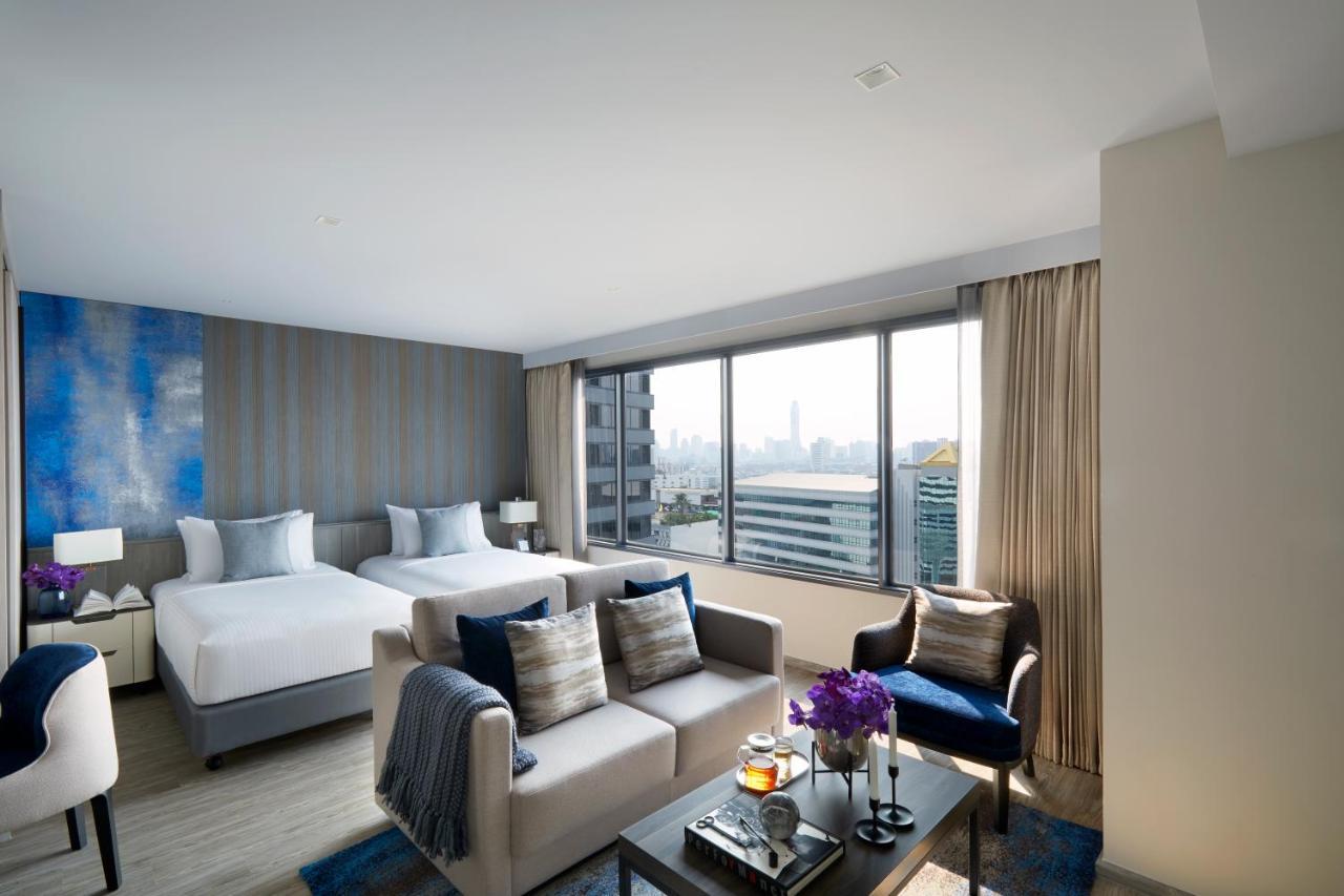 Somerset Rama 9 Bangkok Esterno foto A suite at the hotel